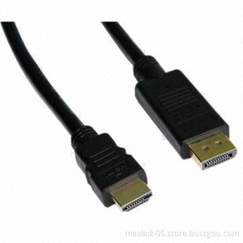 DP to HDMI Male to Male Adapter Cable
